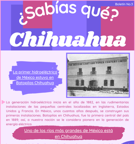 Boletín No. 3/22 — ¿Sabías que? Chihuahua…